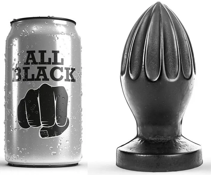 All Black – Plug Anal Grooved