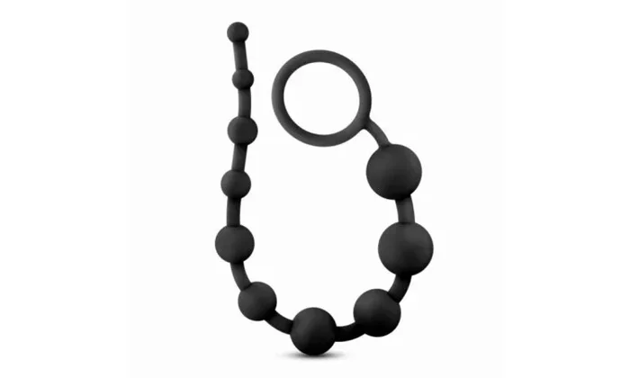 Anal Adventures Platinum – Silicone Anal Beads