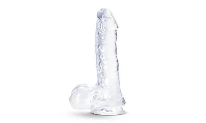 B Yours Plus – Ram ‘n Jam Dildo – Transparent