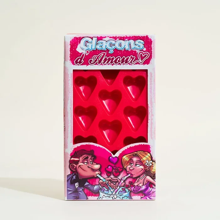 Bac à glaçon en forme de coeur