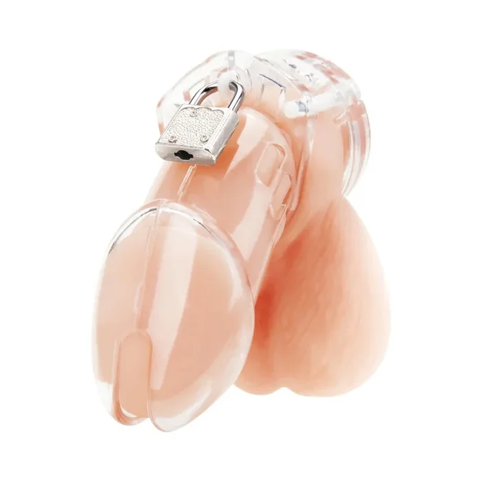 Blue Line Acrylic See-thru Chastity Cage – Clear