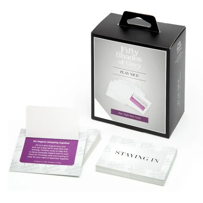 Fifty Shades of Grey ‘Play Nice’ Date Idea Cards