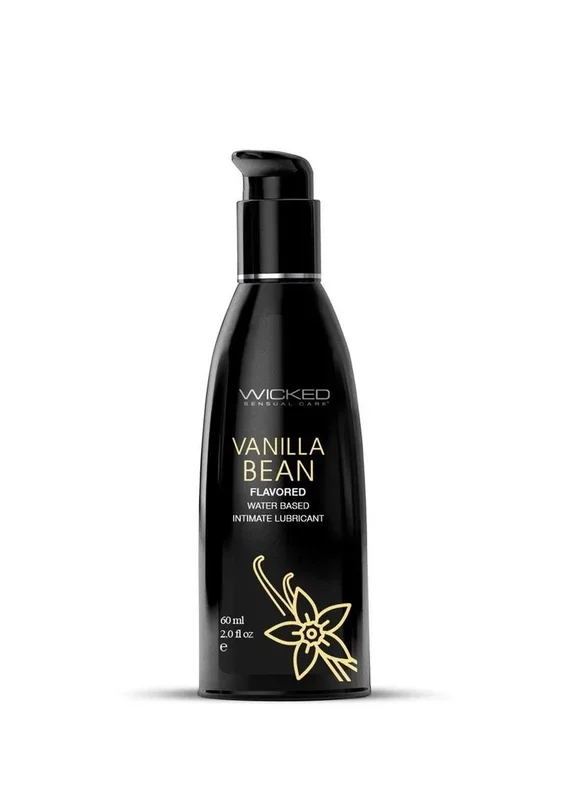 Lubricante a base de agua con sabor a vainilla Wicked Aqua