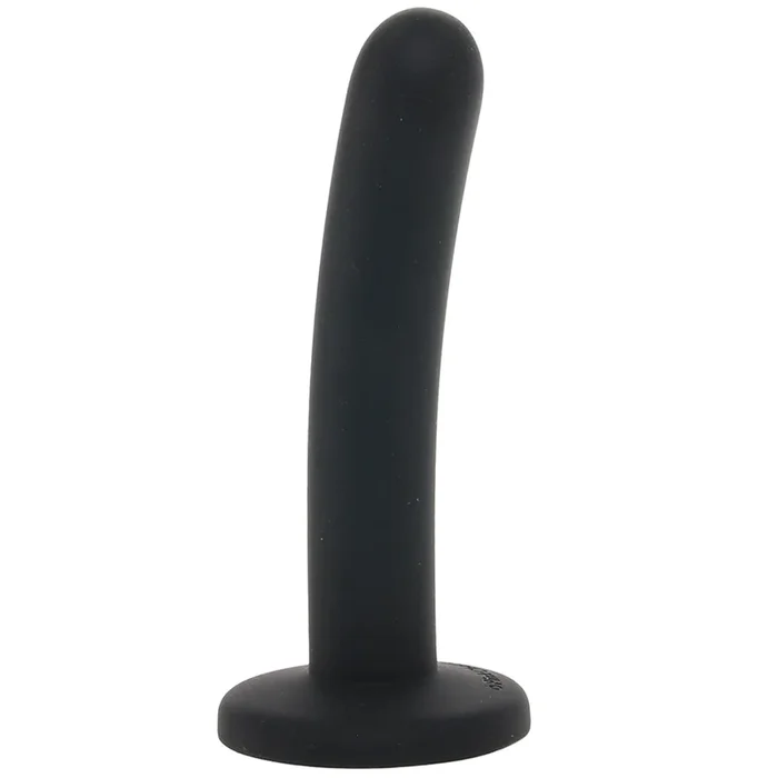 PinkCherry Premium 6 Inch Black Silicone Slim Anal Dildo