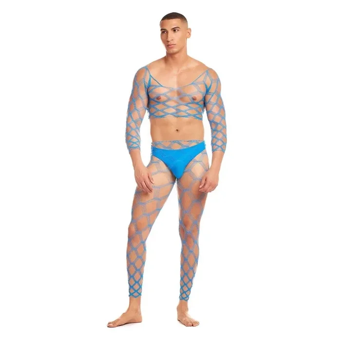 Rainbow Party Future Mode 3 Piece Costume Set Blue