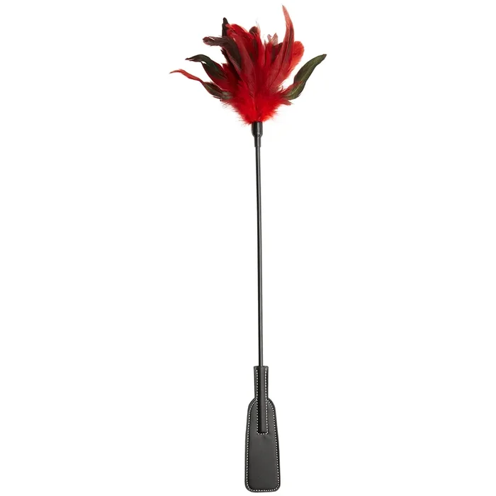Sex & Mischief 2-in-1 Whip and Feather – Red